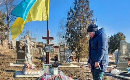 Лист до чоловіка, який загинув на війні в Україні