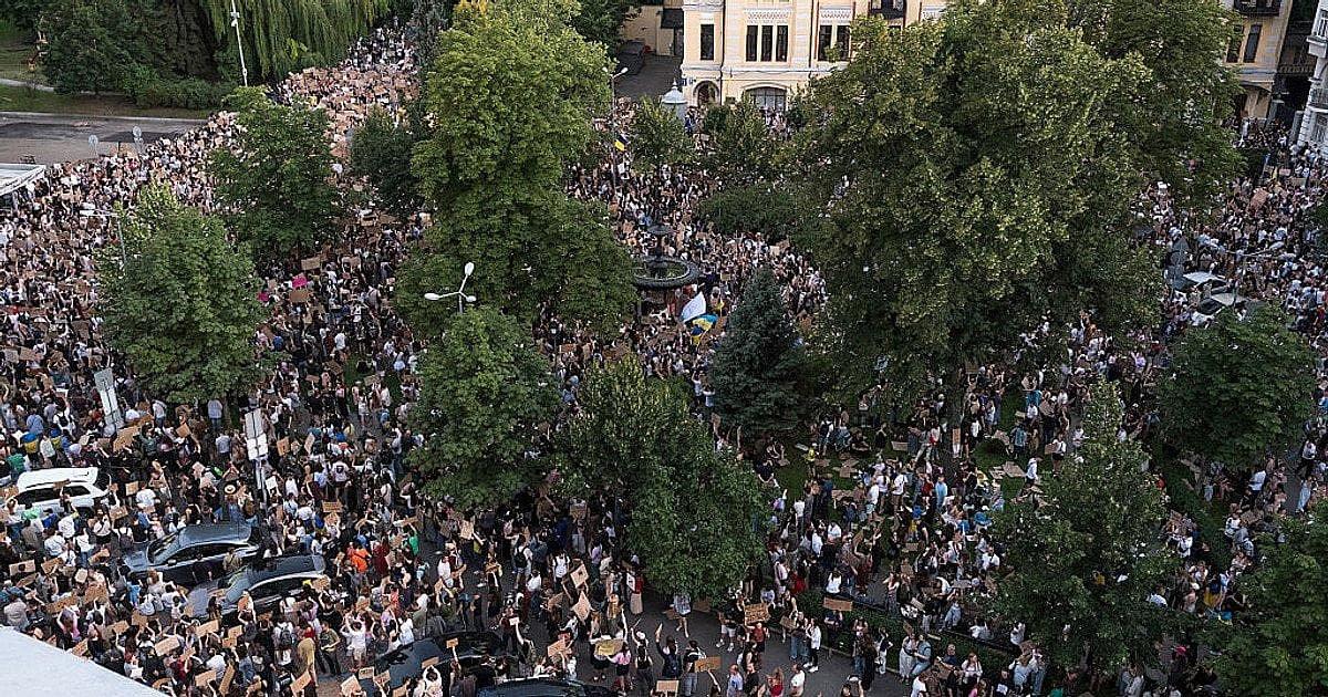 У Києві протестувальники вимагали ветерана замість Кіма у Мінветеранів