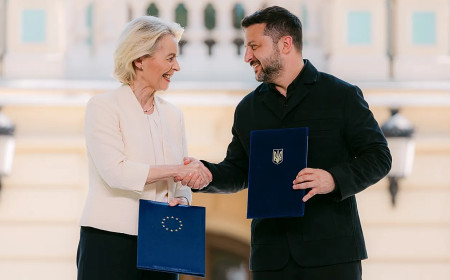 Візит фон дер Ляєн до Києва: дрони, війна та вступ України до ЄС