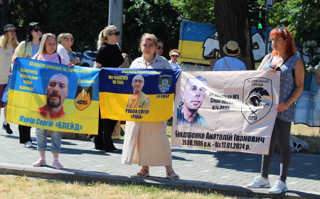 У Миколаєві 150 людей підтримали полонених і зниклих воїнів