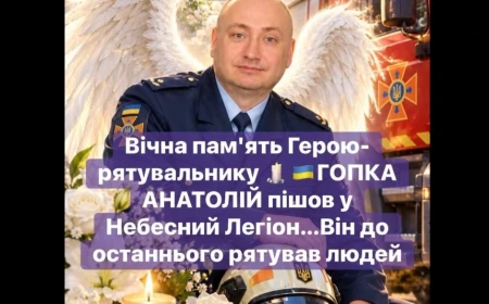 У Слов’янську після авіаудару РФ загинув рятувальник Анатолій Гопка